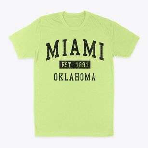 Miami Oklahoma Classic Established Classic Dad T-Shirt