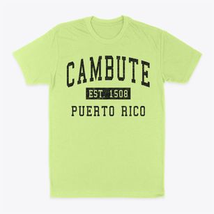 Cambute Puerto Rico Classic Established Classic Dad T-Shirt
