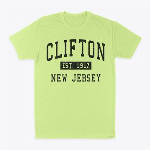 Clifton New Jersey Classic Established Classic Dad T-Shirt
