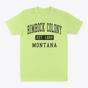 Rimrock Colony Montana Classic Established Classic Dad T-Shirt