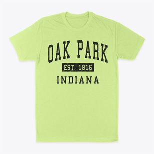 Oak Park Indiana Classic Established Classic Dad T-Shirt
