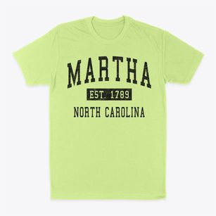 Martha North Carolina Classic Established Classic Dad T-Shirt