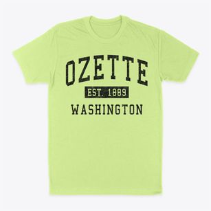 Ozette Washington Classic Established Classic Dad T-Shirt