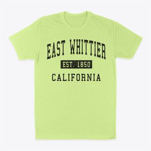 East Whittier California Classic Established Classic Dad T-Shirt