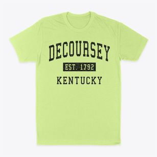Decoursey Kentucky Classic Established Classic Dad T-Shirt