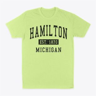 Hamilton Michigan Classic Established Classic Dad T-Shirt