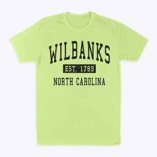 Wilbanks North Carolina Classic Established Classic Dad T-Shirt