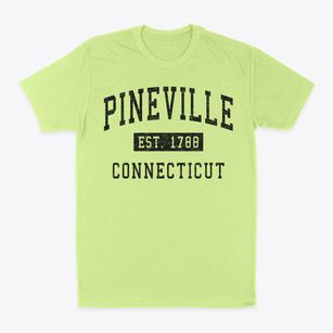 Pineville Connecticut Classic Established Classic Dad T-Shirt