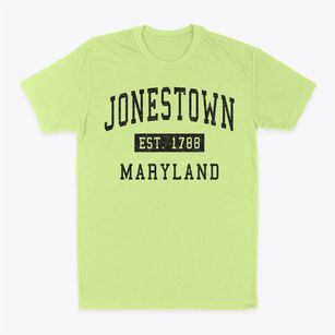 Jonestown Maryland Classic Established Classic Dad T-Shirt