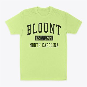 Blount North Carolina Classic Established Classic Dad T-Shirt