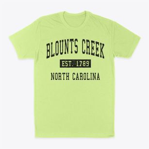 Blounts Creek North Carolina Classic Established Classic Dad T-Shirt