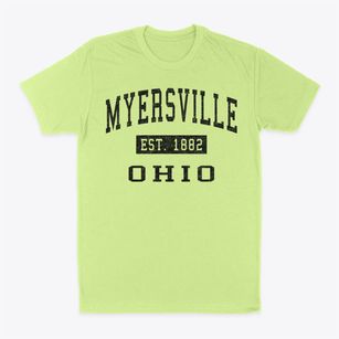 Myersville Ohio Classic Established Classic Dad T-Shirt
