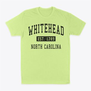 Whitehead North Carolina Classic Established Classic Dad T-Shirt