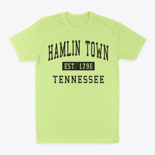 Hamlin Town Tennessee Classic Established Classic Dad T-Shirt