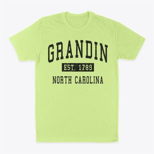 Grandin North Carolina Classic Established Classic Dad T-Shirt