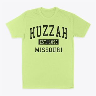 Huzzah Missouri Classic Established Classic Dad T-Shirt