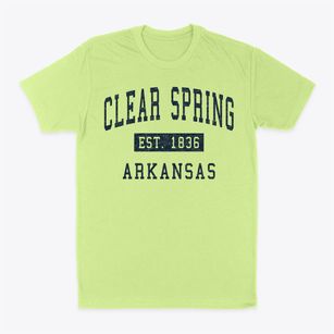 Clear Spring Arkansas Classic Established Classic Dad T-Shirt