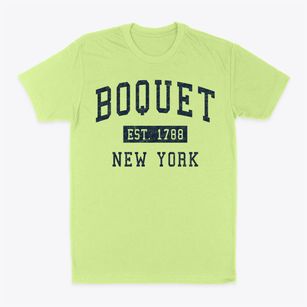 Boquet New York Classic Established Classic Dad T-Shirt