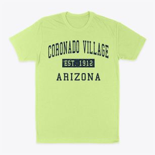 Coronado Village Arizona Classic Established Classic Dad T-Shirt