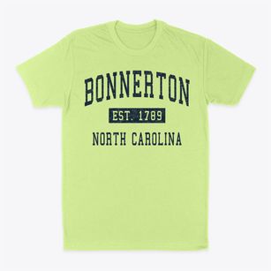 Bonnerton North Carolina Classic Established Classic Dad T-Shirt