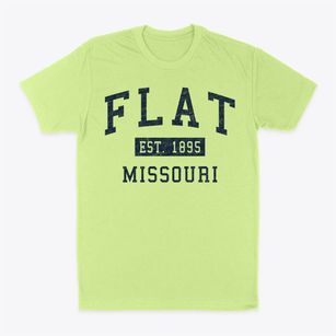 Flat Missouri Classic Established Classic Dad T-Shirt