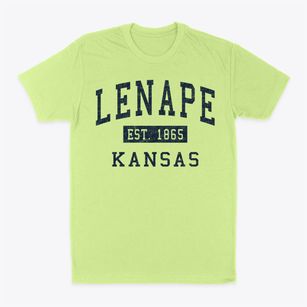 Lenape Kansas Classic Established Classic Dad T-Shirt