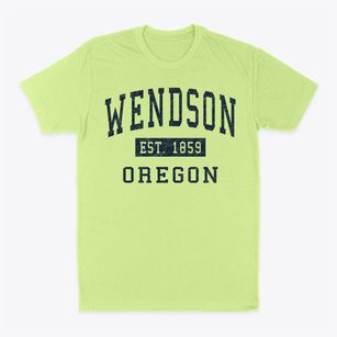 Wendson Oregon Classic Established Classic Dad T-Shirt