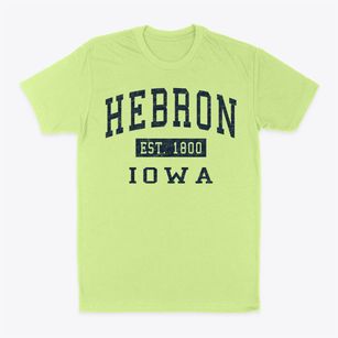Hebron Iowa Classic Established Classic Dad T-Shirt