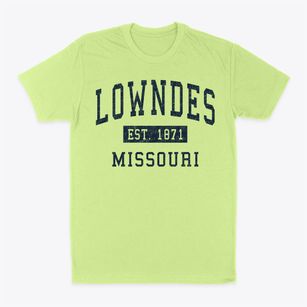 Lowndes Missouri Classic Established Classic Dad T-Shirt