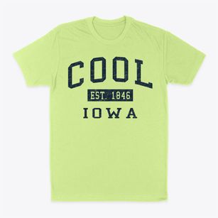Cool Iowa Classic Established Classic Dad T-Shirt
