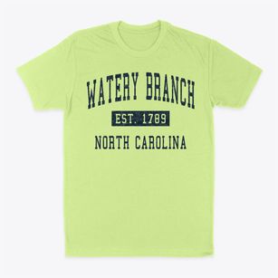 Watery Branch North Carolina Classic Established Classic Dad T-Shirt