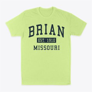 Brian Missouri Classic Established Classic Dad T-Shirt