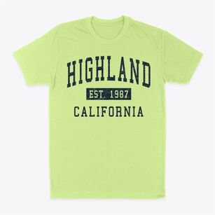 Highland California Classic Established Classic Dad T-Shirt