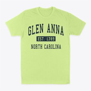 Glen Anna North Carolina Classic Established Classic Dad T-Shirt