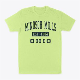 Windsor Mills Ohio Classic Established Classic Dad T-Shirt