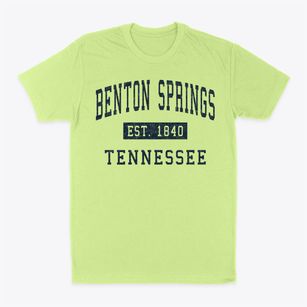 Benton Springs Tennessee Classic Established Classic Dad T-Shirt