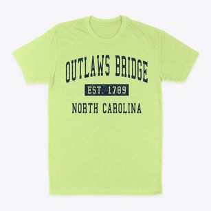 Outlaws Bridge North Carolina Classic Established Classic Dad T-Shirt