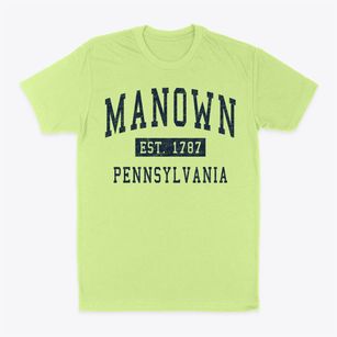 Manown Pennsylvania Classic Established Classic Dad T-Shirt
