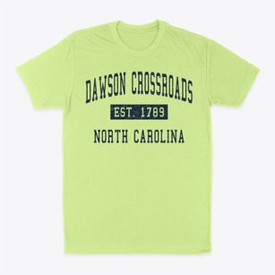 Dawson Crossroads North Carolina Classic Established Classic Dad T-Shirt