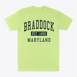 Braddock Maryland Classic Established Classic Dad T-Shirt