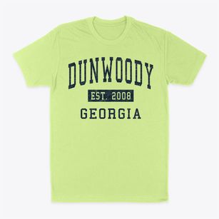 Dunwoody Georgia Classic Established Classic Dad T-Shirt