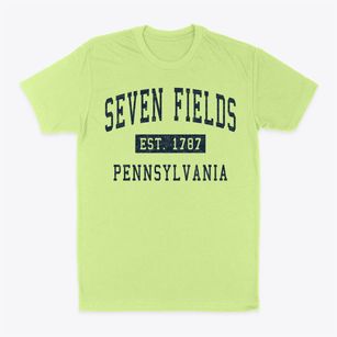 Seven Fields Pennsylvania Classic Established Classic Dad T-Shirt