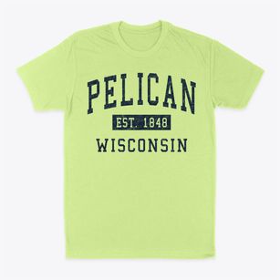 Pelican Wisconsin Classic Established Classic Dad T-Shirt