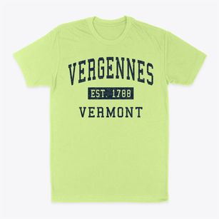 Vergennes Vermont Classic Established Classic Dad T-Shirt