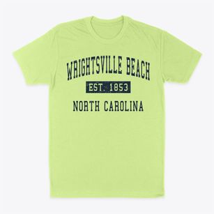 Wrightsville Beach North Carolina Classic Established Classic Dad T-Shirt