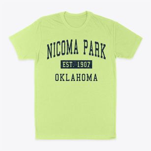 Nicoma Park Oklahoma Classic Established Classic Dad T-Shirt