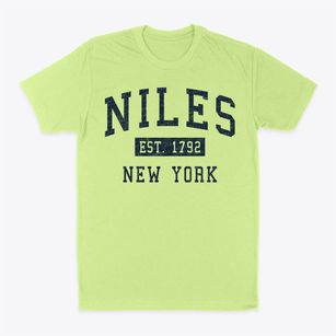 Niles New York Classic Established Classic Dad T-Shirt