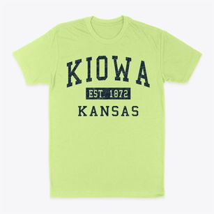 Kiowa Kansas Classic Established Classic Dad T-Shirt