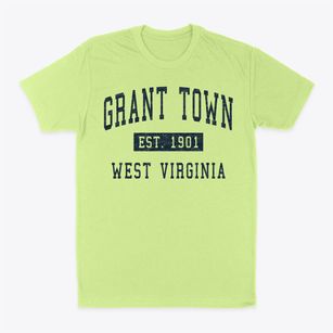 Grant Town West Virginia Classic Established Classic Dad T-Shirt