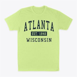 Atlanta Wisconsin Classic Established Classic Dad T-Shirt